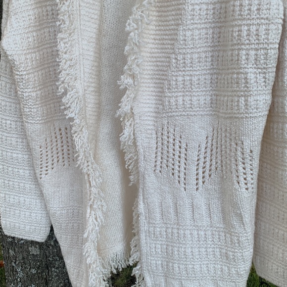 New cozy Sincerely Jules Chenille Long Open Cardigan - Picture 4 of 6